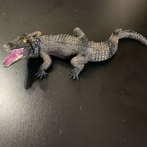 Africa jungle animals black nile crocodile